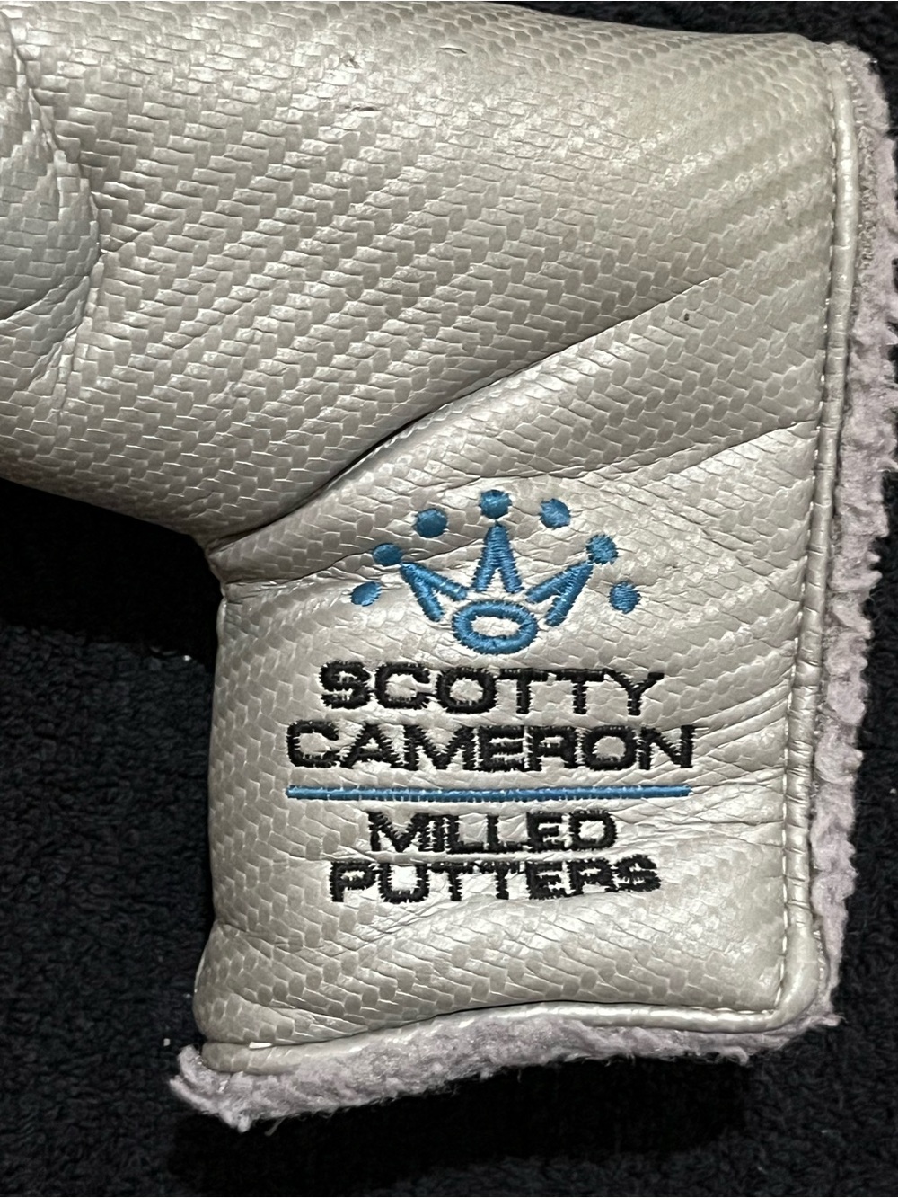 Titleist BMW Light Gray and Blue Scotty Cameron Putter Headcover